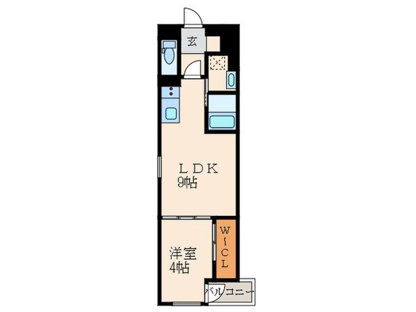 MERVEILLE・三萩野の物件間取画像